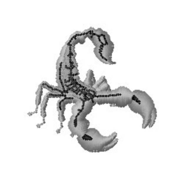 Picture of Scorpion Machine Embroidery Design