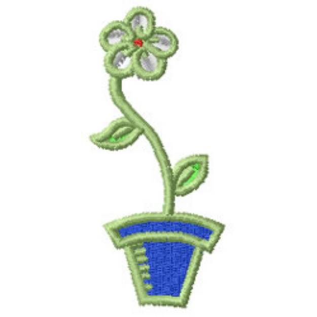 Picture of Floral Machine Embroidery Design