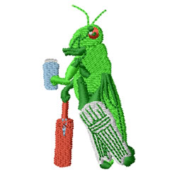 Grasshopper Machine Embroidery Design