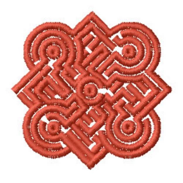 Picture of Maze Pattern Machine Embroidery Design