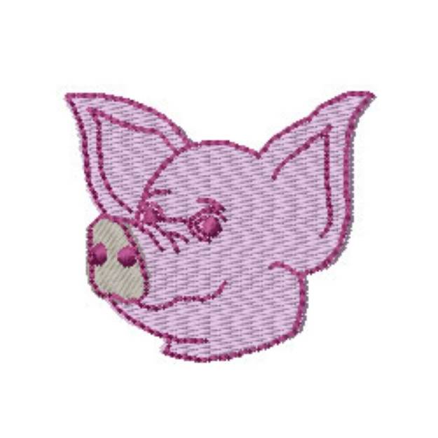 Picture of Pig Head Machine Embroidery Design