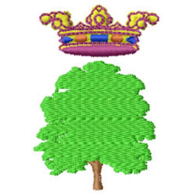 Picture of Tree-Crown Machine Embroidery Design