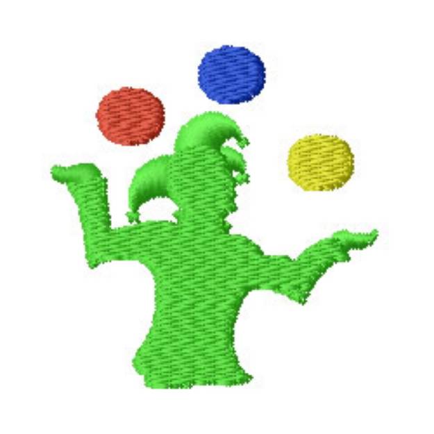 Picture of Juggler Machine Embroidery Design