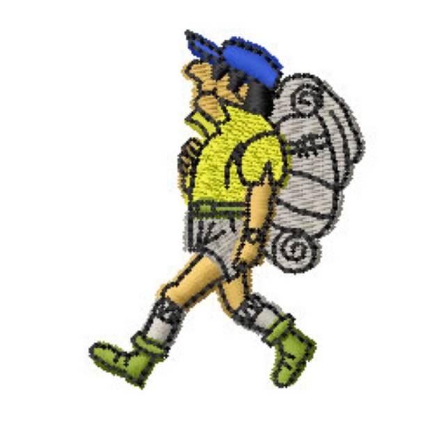 Picture of Hiker Machine Embroidery Design