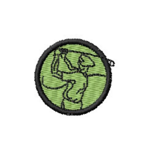 Picture of Golfer Machine Embroidery Design