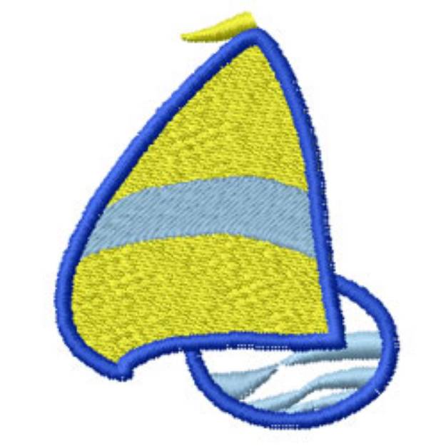 Picture of Sailing Machine Embroidery Design