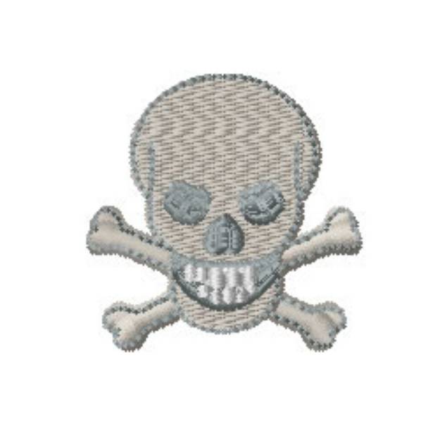 Picture of Skull Machine Embroidery Design