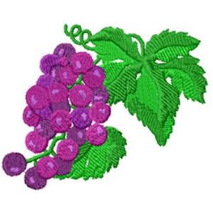 Picture of Grapes Machine Embroidery Design