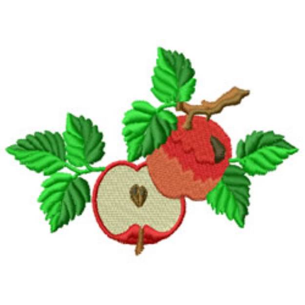 Picture of Apples Machine Embroidery Design