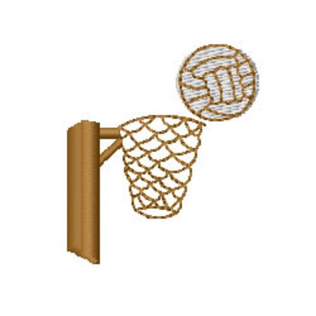 Picture of Basketball Machine Embroidery Design