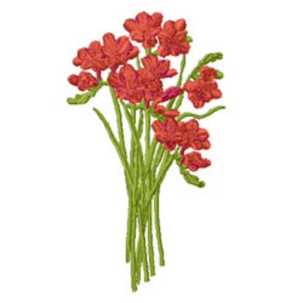 Picture of Wildflowers Machine Embroidery Design