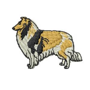 Picture of Collie Machine Embroidery Design