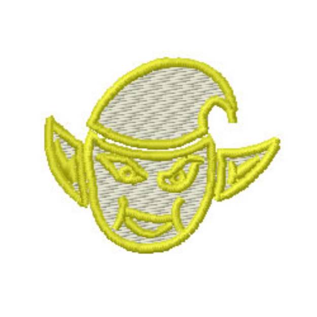 Picture of Elf Face Machine Embroidery Design