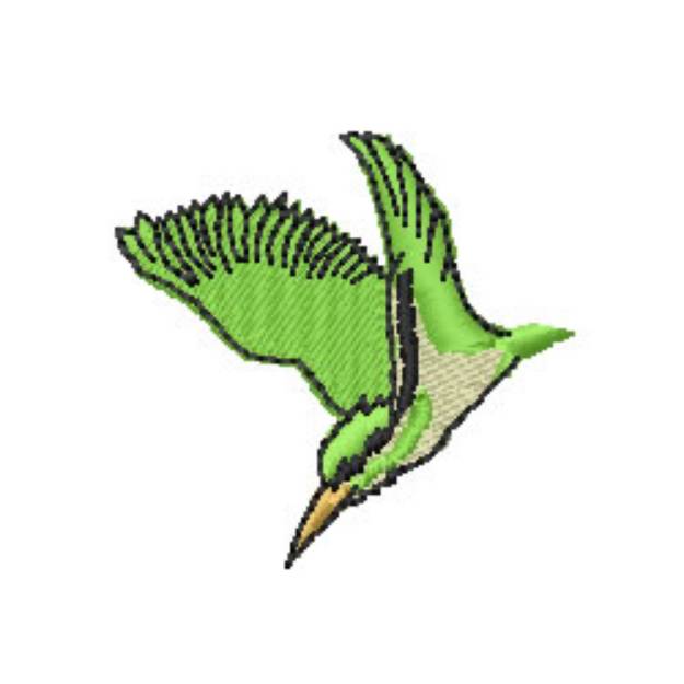 Picture of Kingfisher Machine Embroidery Design