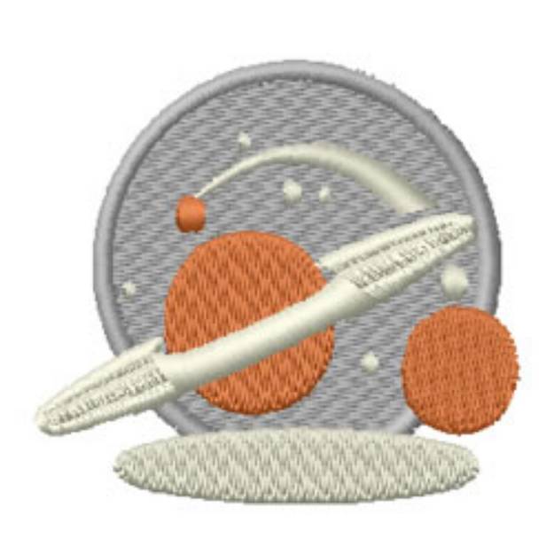 Picture of Solar System Machine Embroidery Design