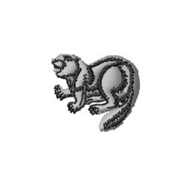 Picture of Ferret Machine Embroidery Design