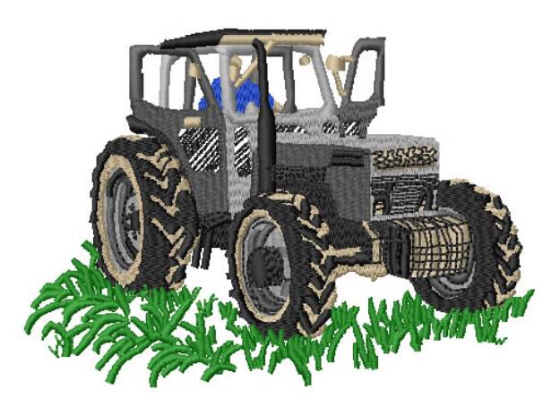 Picture of Farm Tractor Machine Embroidery Design