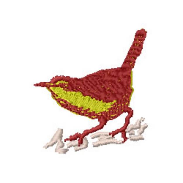 Picture of Wren Machine Embroidery Design