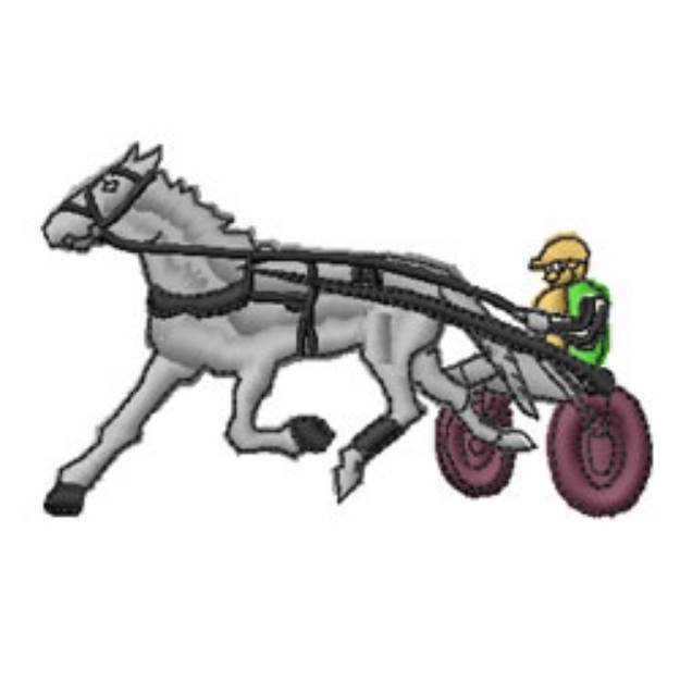 Picture of Harness Racing Machine Embroidery Design