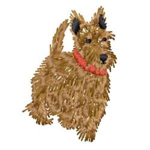 Picture of Terrier Machine Embroidery Design