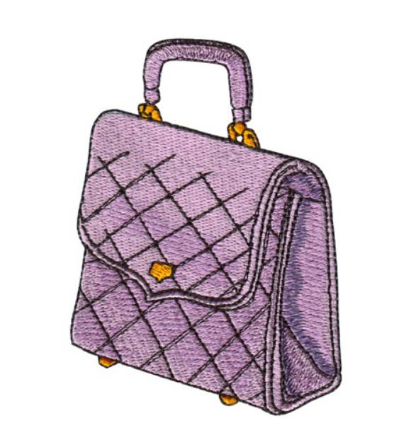 Picture of Quilted Handbag Machine Embroidery Design