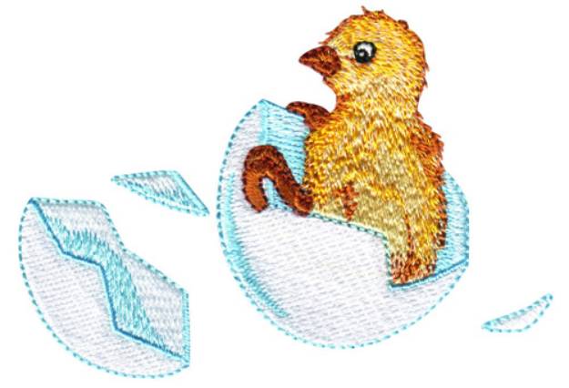 Picture of Hatching Chick Machine Embroidery Design