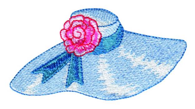 Picture of Flower Hat Machine Embroidery Design