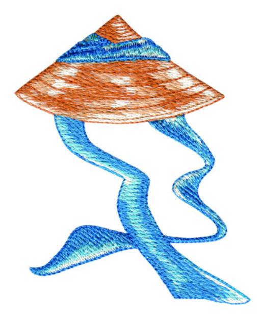 Picture of Oriental Hat Machine Embroidery Design