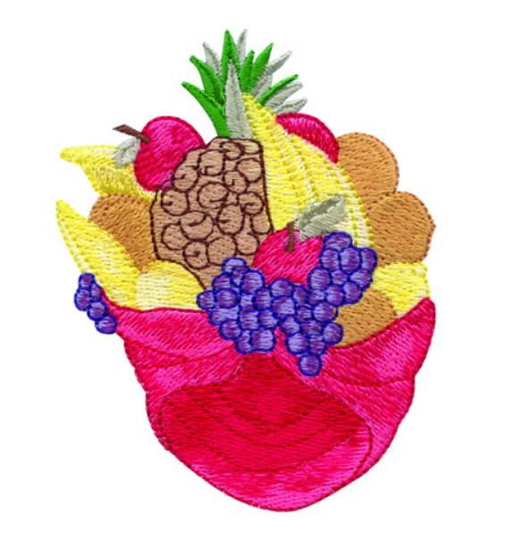 Picture of Carmen Miranda Hat Machine Embroidery Design