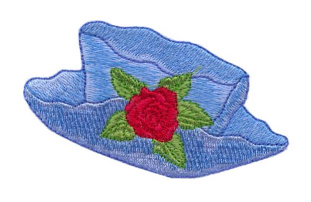 Picture of Rose Hat Machine Embroidery Design