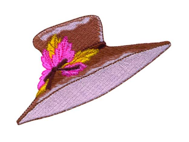 Picture of Big Brim Hat Machine Embroidery Design