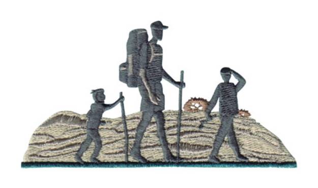 Picture of Hiking Machine Embroidery Design