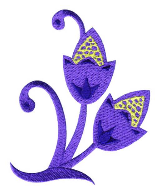 Picture of Flowers Machine Embroidery Design