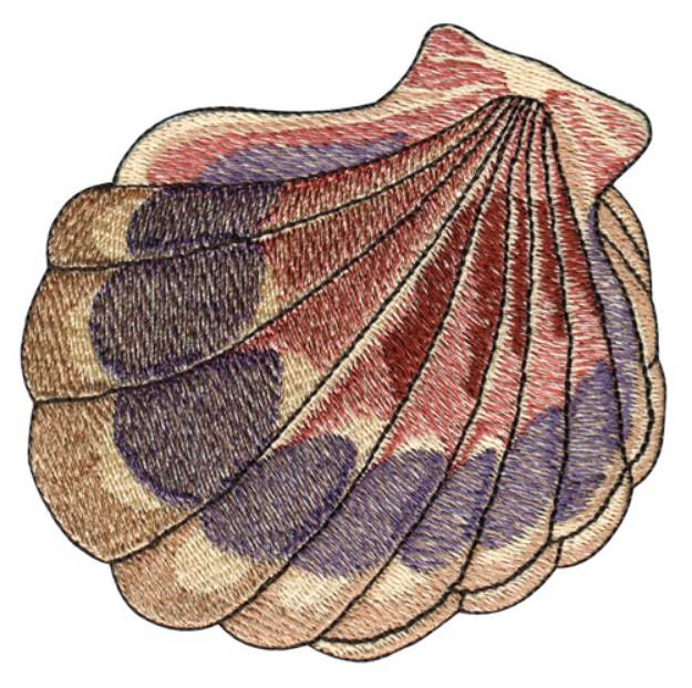Picture of Scallop Shell Machine Embroidery Design