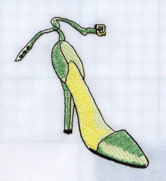 Picture of Ankle Strap Heel Machine Embroidery Design