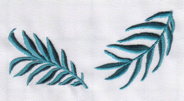 Picture of Leaf Design Machine Embroidery Design