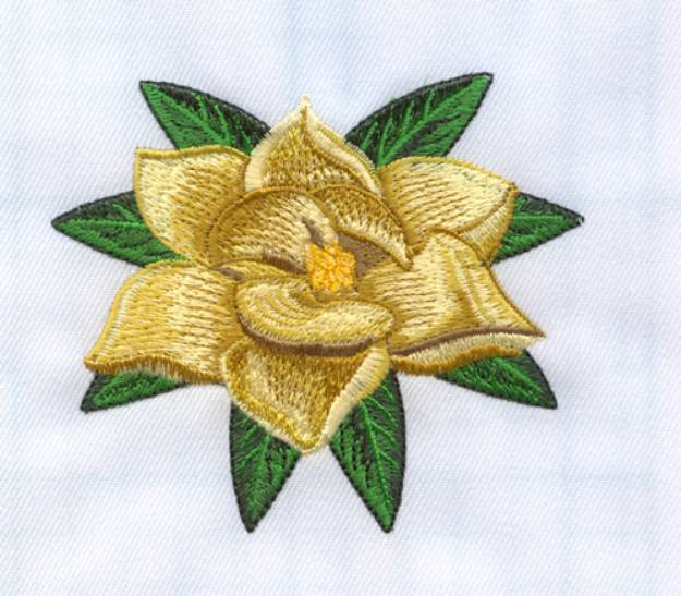 Picture of Gardenia Machine Embroidery Design