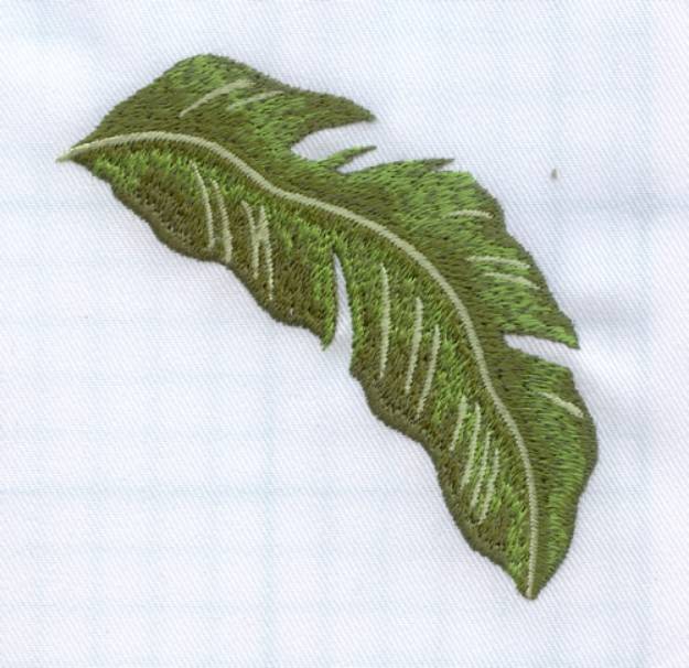 Picture of Big Leaf Machine Embroidery Design