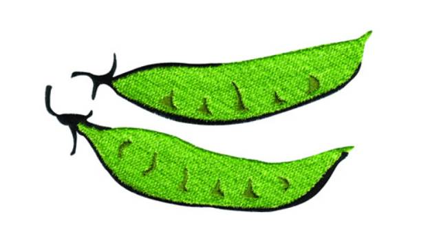 Picture of Peas Machine Embroidery Design