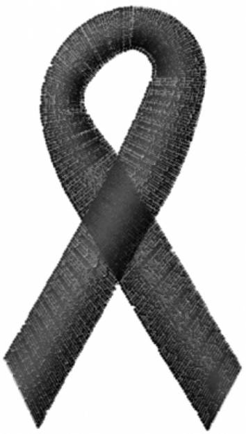 Picture of Black Ribbon Machine Embroidery Design