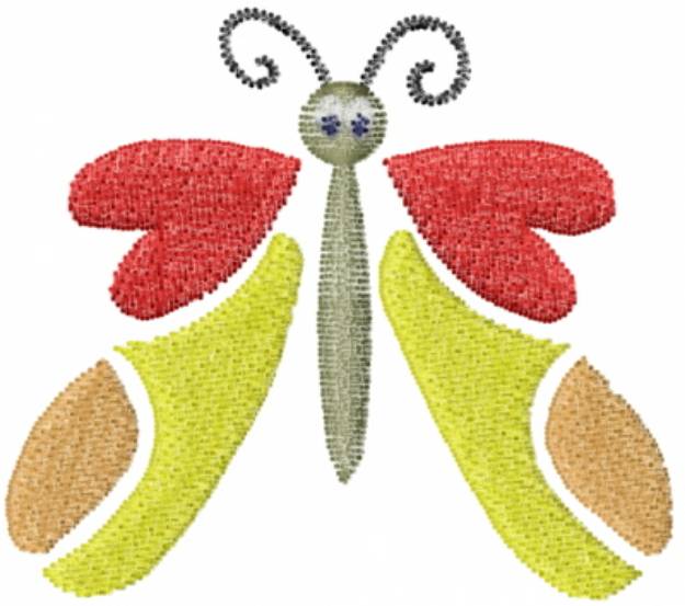 Picture of Butterfly Machine Embroidery Design