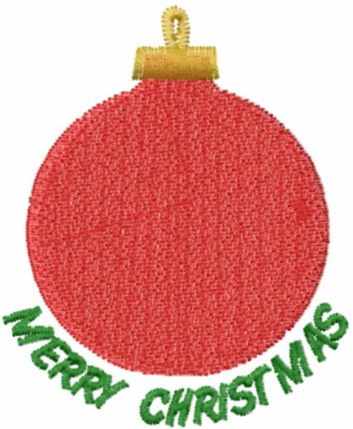 Picture of MERRY CHRISTMAS Machine Embroidery Design