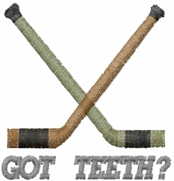 Picture of GOT TEETH? Machine Embroidery Design