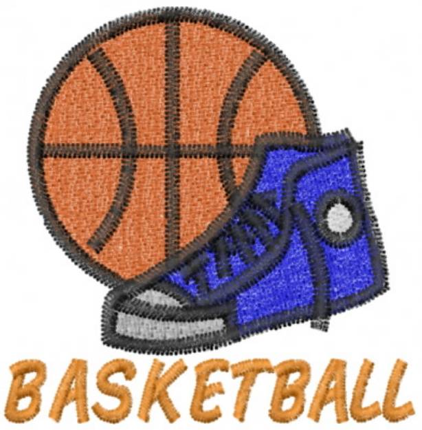 Picture of Basketball Shoes Machine Embroidery Design