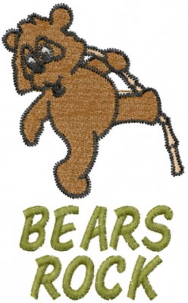 Picture of Dancing Bear Machine Embroidery Design