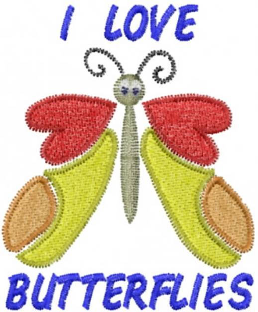 Picture of Butterfly Machine Embroidery Design