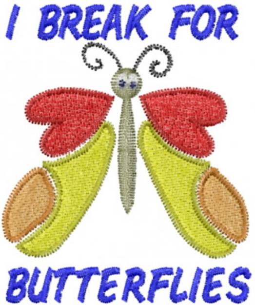 Picture of Butterfly Machine Embroidery Design