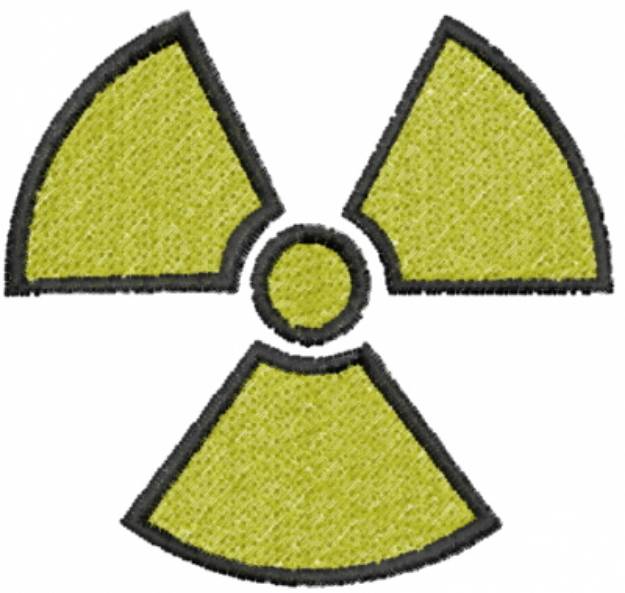 Picture of Radiation Symbol Machine Embroidery Design