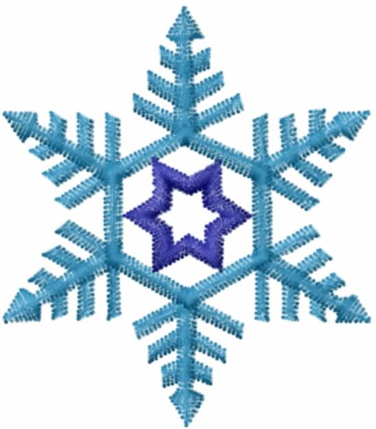 Picture of Snowflake 2 Machine Embroidery Design