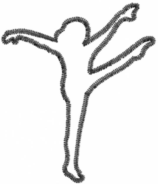 Picture of Stick Dancer Machine Embroidery Design